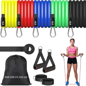 12-Piece Resistance Bands Set with Handles