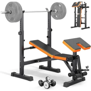 6 in 1 Weight Bench Set