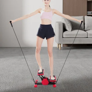Portable Pedal Exerciser with Pull Ropes